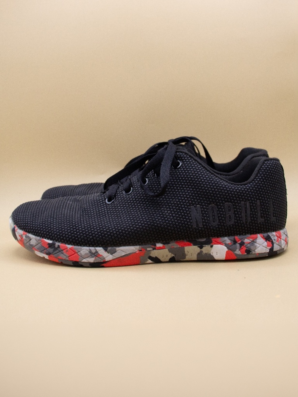 Nobull Outwork Trainers Black Red Camo Athletic Shoes Women's Size 10.5